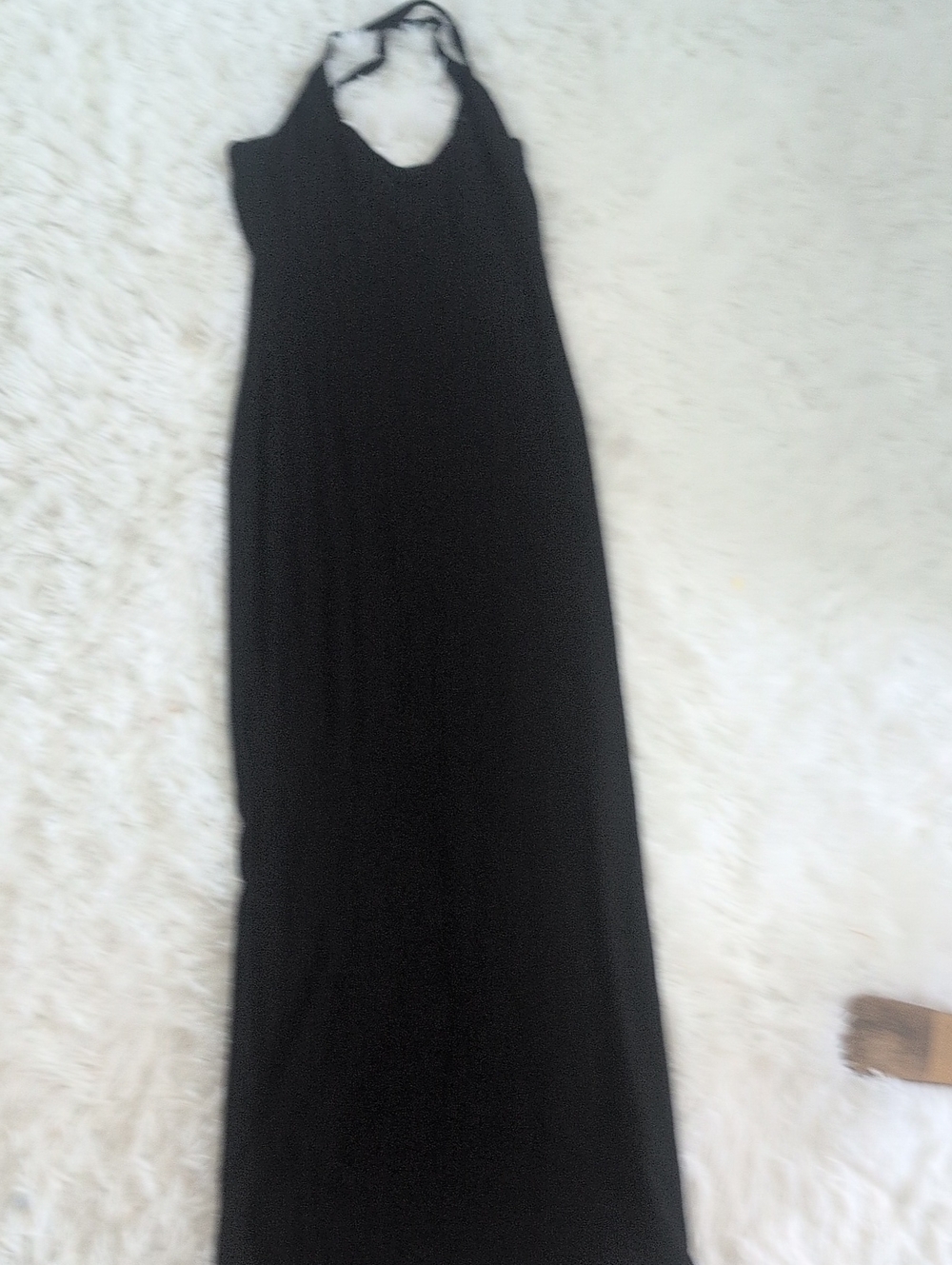 Black Halter Maxi Dress - Classic Women's Dress